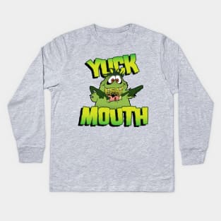 Yuck Mouth Kids Long Sleeve T-Shirt